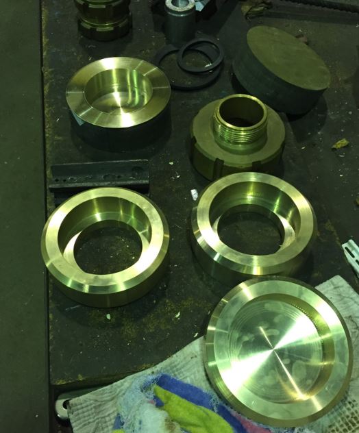 Mecanizado piezas de bronce, inoxidable, aluminio